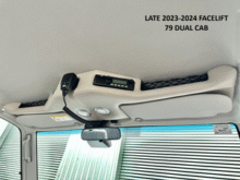 Bulge Shape Roof Console - With DIN Sized UHF Provision