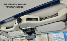 Bulge Shape Roof Console - With DIN Sized UHF Provision